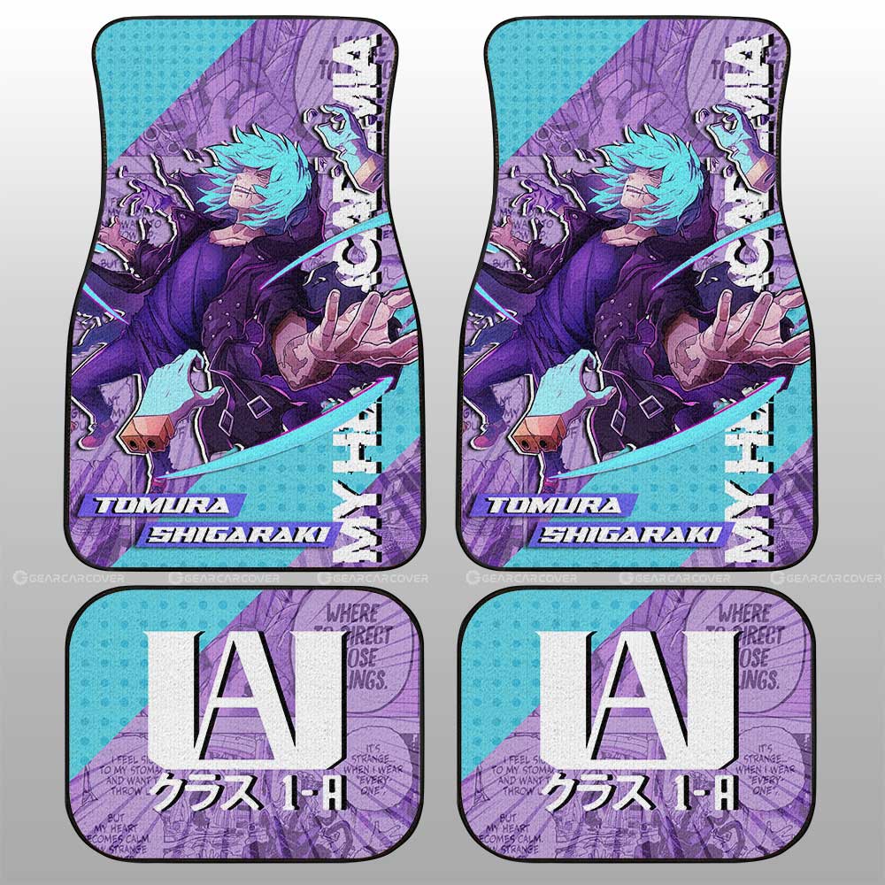 Tomura Shigaraki Car Floor Mats Custom My Hero Academia Car Interior Accessories - Gearcarcover - 1