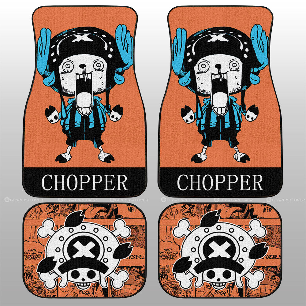 Tony Tony Chopper Car Floor Mats Custom One Piece Anime Car Accessories - Gearcarcover - 2