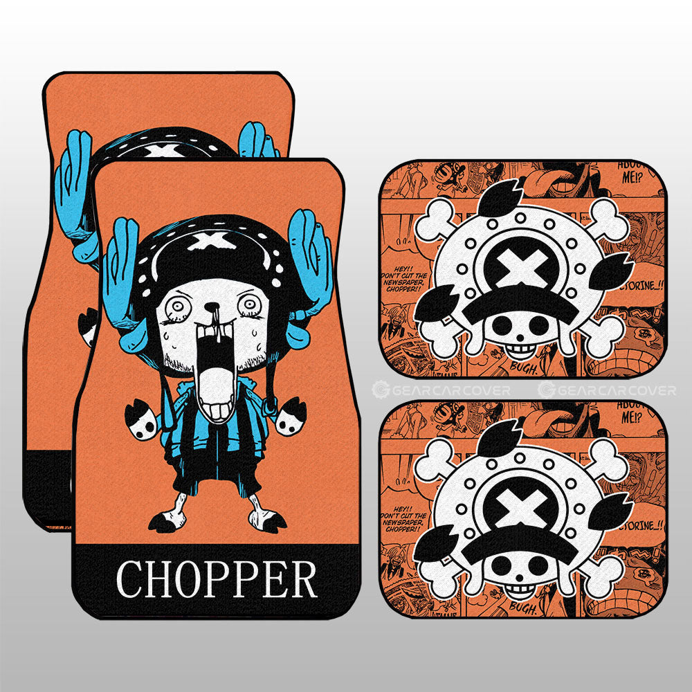 Tony Tony Chopper Car Floor Mats Custom One Piece Anime Car Accessories - Gearcarcover - 3