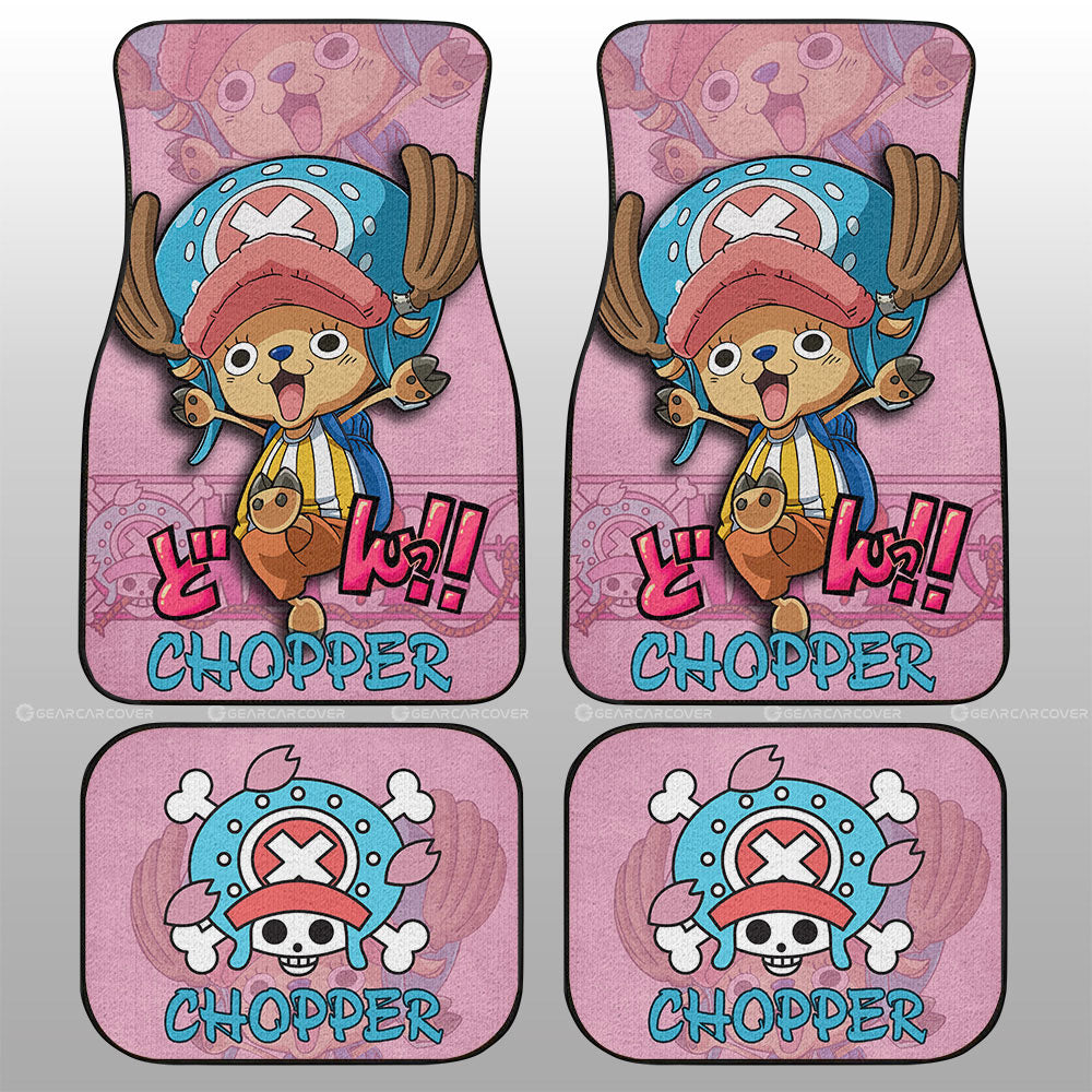 Tony Tony Chopper Car Floor Mats Custom One Piece Anime Car Accessories - Gearcarcover - 1
