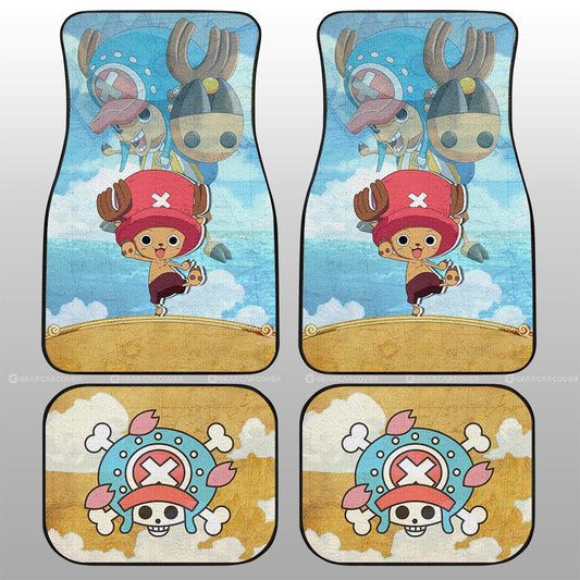 Tony Tony Chopper Car Floor Mats Custom One Piece Map Anime Car Accessories - Gearcarcover - 2