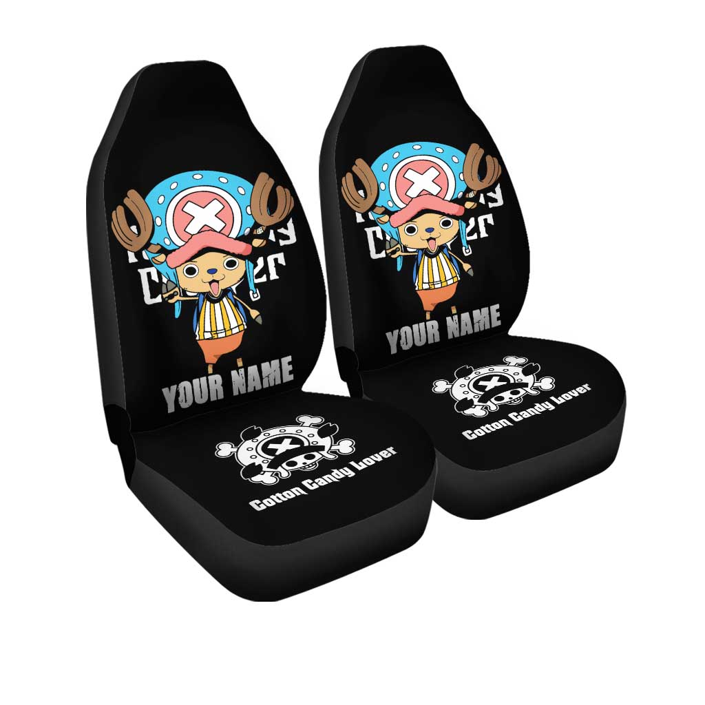 Tony Tony Chopper Car Seat Covers Custom Name One Piece Anime Car Accessories - Gearcarcover - 3