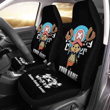 Tony Tony Chopper Car Seat Covers Custom Name One Piece Anime Car Accessories - Gearcarcover - 1