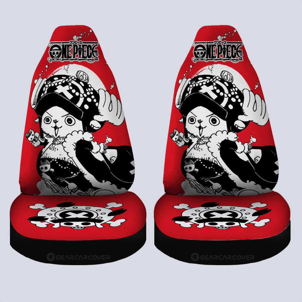 Tony Tony Chopper Car Seat Covers Custom One Piece Anime Car Accessories - Gearcarcover - 4