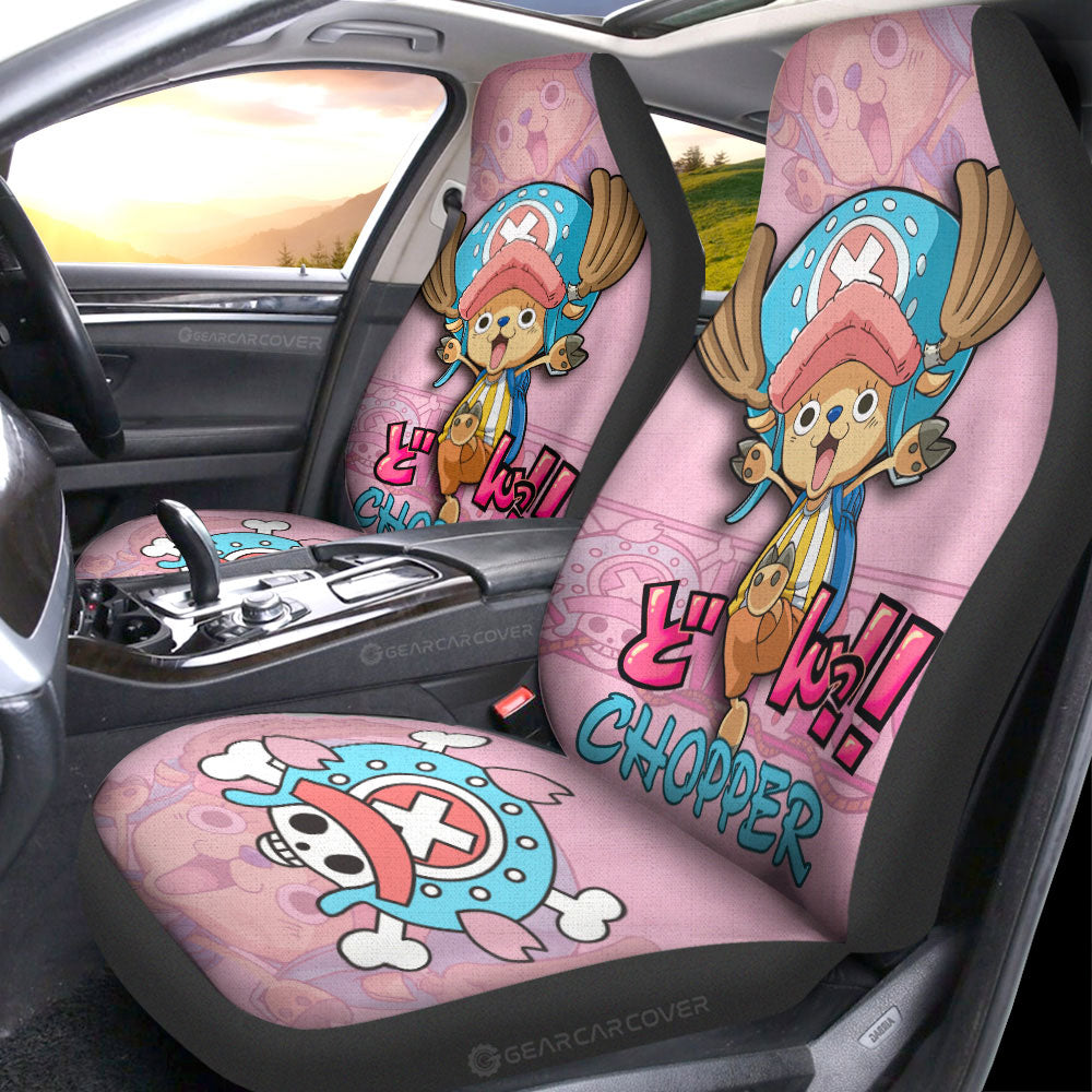 Tony Tony Chopper Car Seat Covers Custom One Piece Anime Car Accessories - Gearcarcover - 3