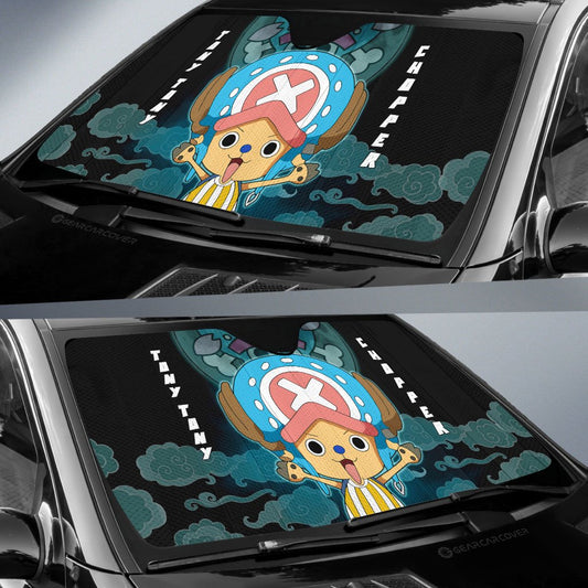Tony Tony Chopper Car Sunshade Custom Anime One Piece Car Accessories For Anime Fans - Gearcarcover - 2