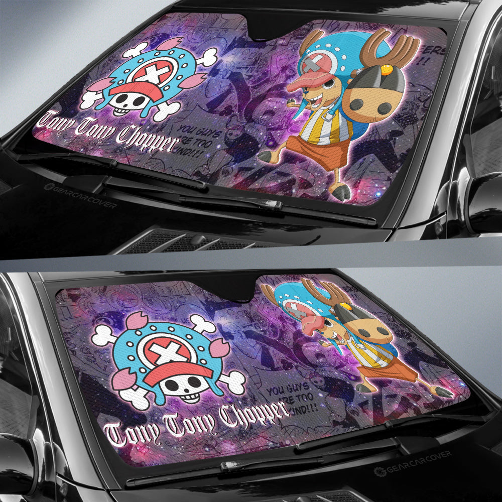 Tony Tony Chopper Car Sunshade Custom One Piece Anime Car Accessories Manga Galaxy Style - Gearcarcover - 2