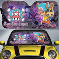 Tony Tony Chopper Car Sunshade Custom One Piece Anime Car Accessories Manga Galaxy Style - Gearcarcover - 1