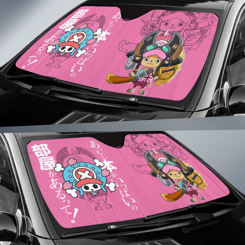 Tony Tony Chopper Car Sunshade Custom One Piece Car Interior Accessories - Gearcarcover - 3