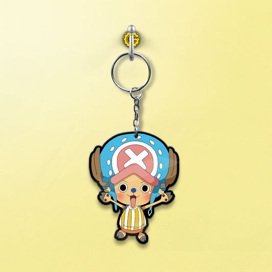 Tony Tony Chopper Keychains Custom One Piece Anime Car Accessories - Gearcarcover - 2