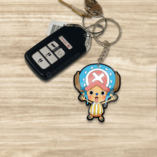 Tony Tony Chopper Keychains Custom One Piece Anime Car Accessories - Gearcarcover - 1