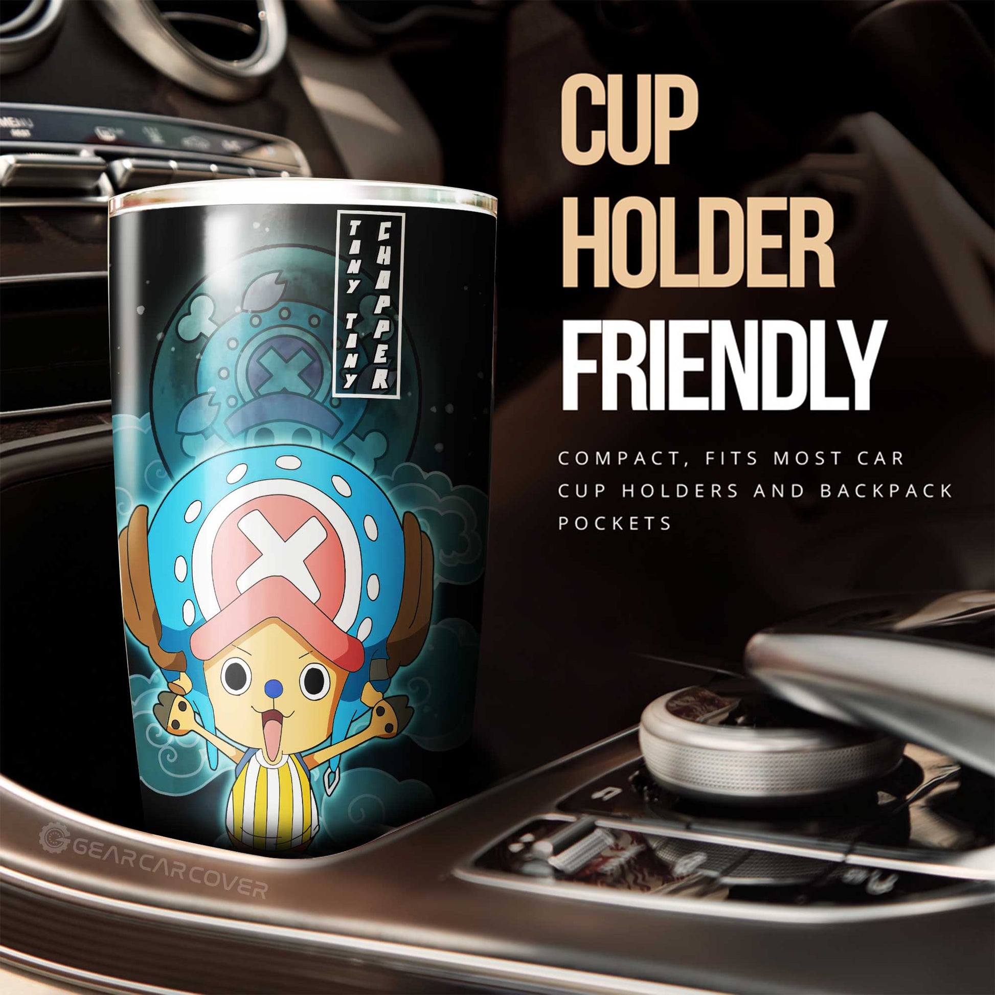 Tony Tony Chopper Tumbler Cup Custom Anime One Piece Car Accessories For Anime Fans - Gearcarcover - 2