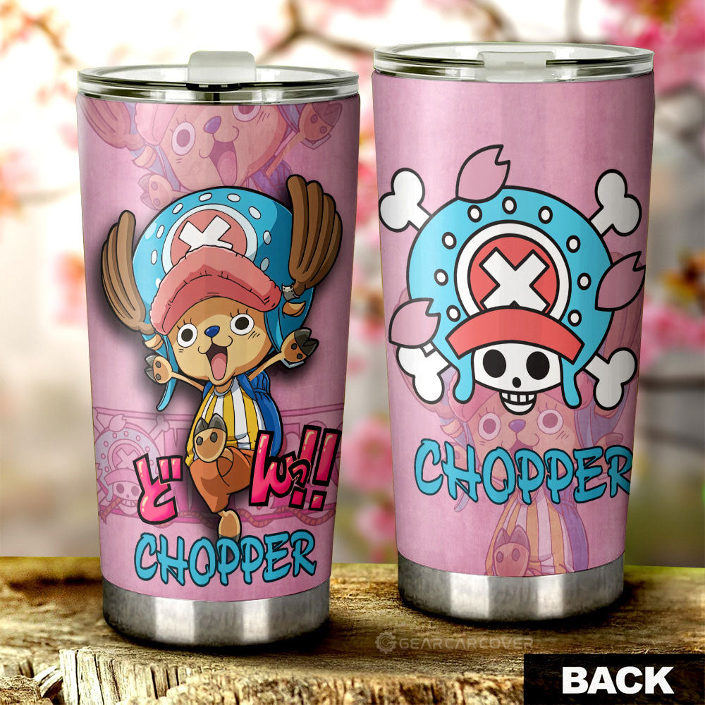 Tony Tony Chopper Tumbler Cup Custom One Piece Anime Car Accessories - Gearcarcover - 3