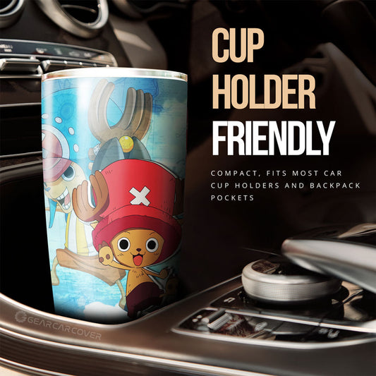 Tony Tony Chopper Tumbler Cup Custom One Piece Map Anime Car Accessories - Gearcarcover - 2