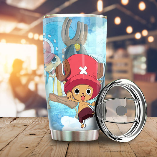 Tony Tony Chopper Tumbler Cup Custom One Piece Map Anime Car Accessories - Gearcarcover - 1