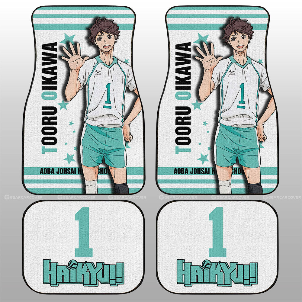 Tooru Oikawa Car Floor Mats Custom Haikyuu Anime Car Accessories - Gearcarcover - 2