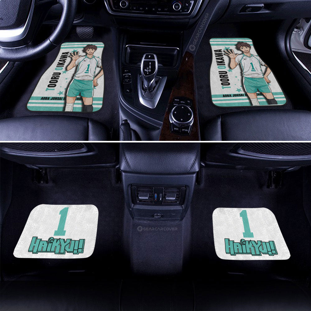 Tooru Oikawa Car Floor Mats Custom Haikyuu Anime Car Accessories - Gearcarcover - 1