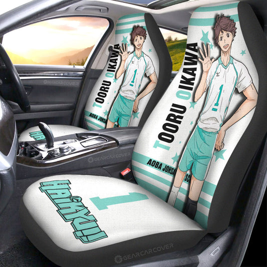 Tooru Oikawa Car Seat Covers Custom Haikyuu Anime Car Accessories - Gearcarcover - 1