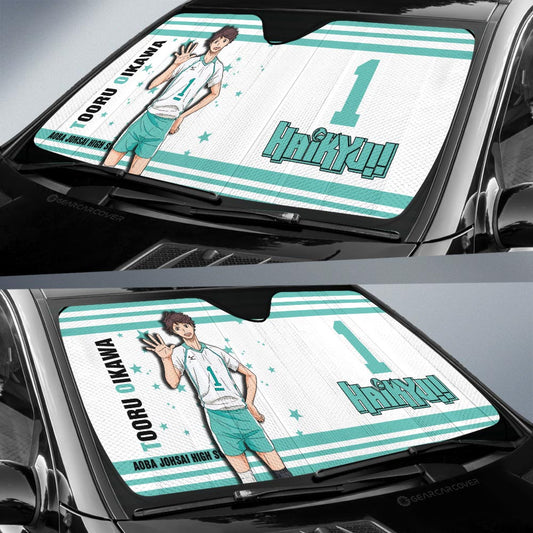 Tooru Oikawa Car Sunshade Custom Haikyuu Anime Car Accessories - Gearcarcover - 2