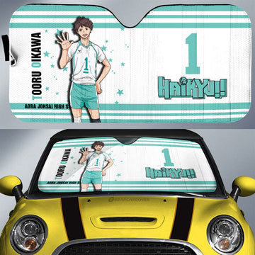 Tooru Oikawa Car Sunshade Custom Haikyuu Anime Car Accessories - Gearcarcover - 1