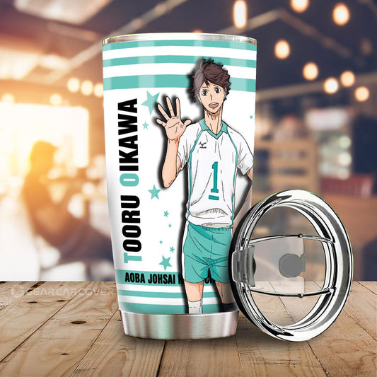 Tooru Oikawa Tumbler Cup Custom Haikyuu Anime Car Accessories - Gearcarcover - 2