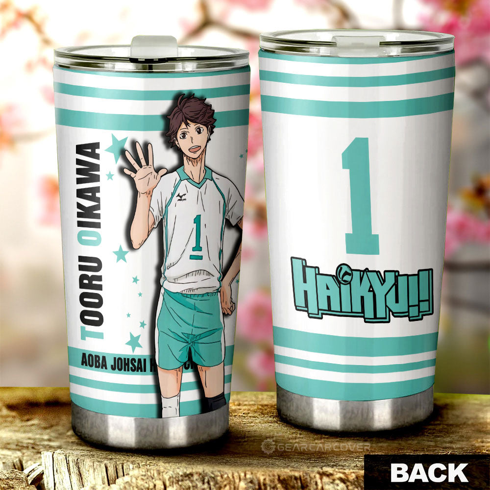 Tooru Oikawa Tumbler Cup Custom Haikyuu Anime Car Accessories - Gearcarcover - 1