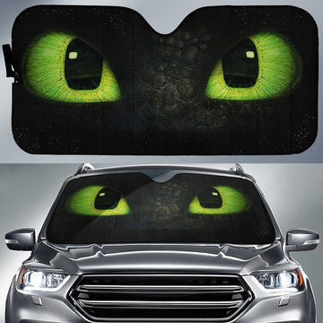 Toothless Car Sunshade Night Fury Dragon Eyes Car Accessories - Gearcarcover - 1