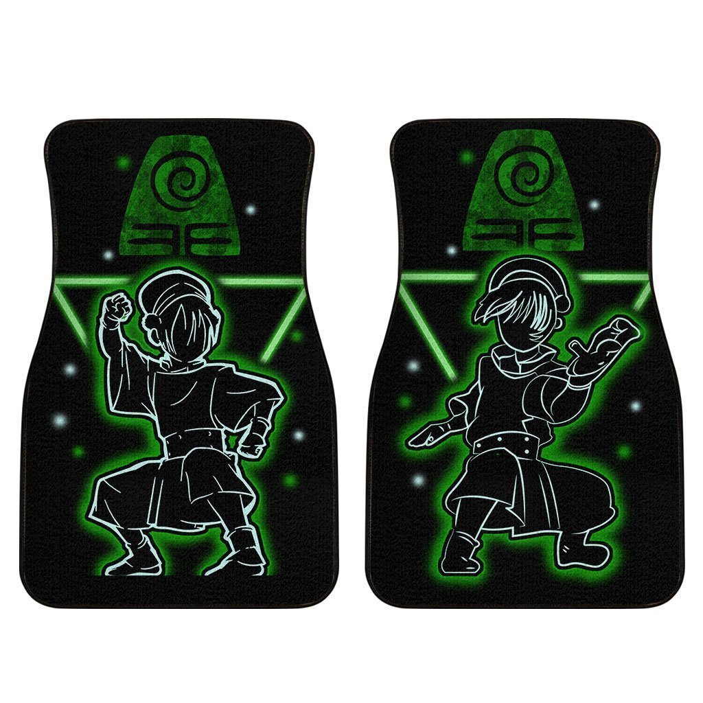 Toph Beifong Car Floor Mats Custom Avatar: The Last Airbender Anime - Gearcarcover - 2