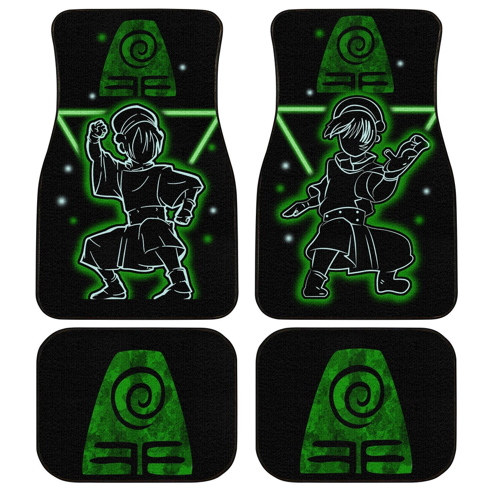 Toph Beifong Car Floor Mats Custom Avatar: The Last Airbender Anime - Gearcarcover - 1