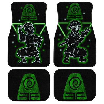 Toph Beifong Car Floor Mats Custom Avatar: The Last Airbender Anime - Gearcarcover - 1