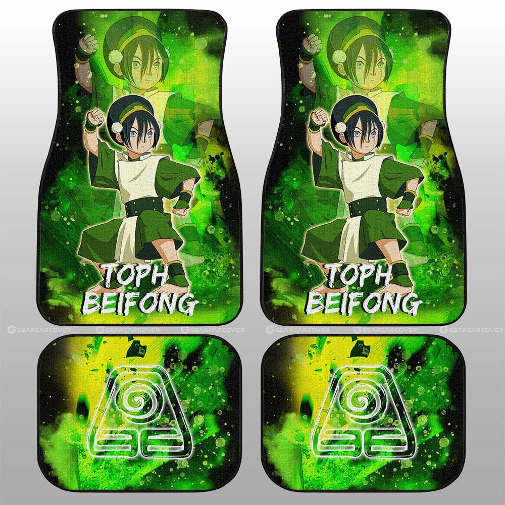 Toph Beifong Car Floor Mats Custom Avatar The Last Airbender Anime - Gearcarcover - 1