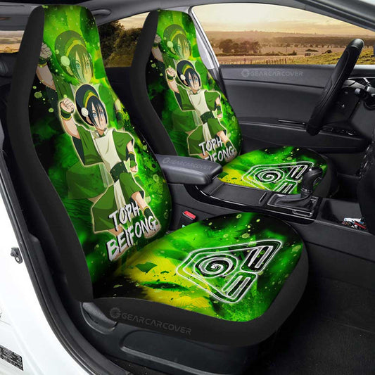 Toph Beifong Car Seat Covers Custom Avatar The Last Airbender Anime - Gearcarcover - 1