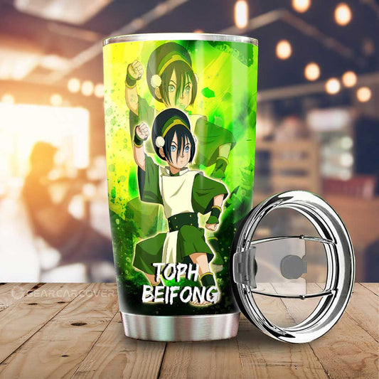 Toph Beifong Tumbler Cup Custom Avatar The Last Airbender Anime - Gearcarcover - 1