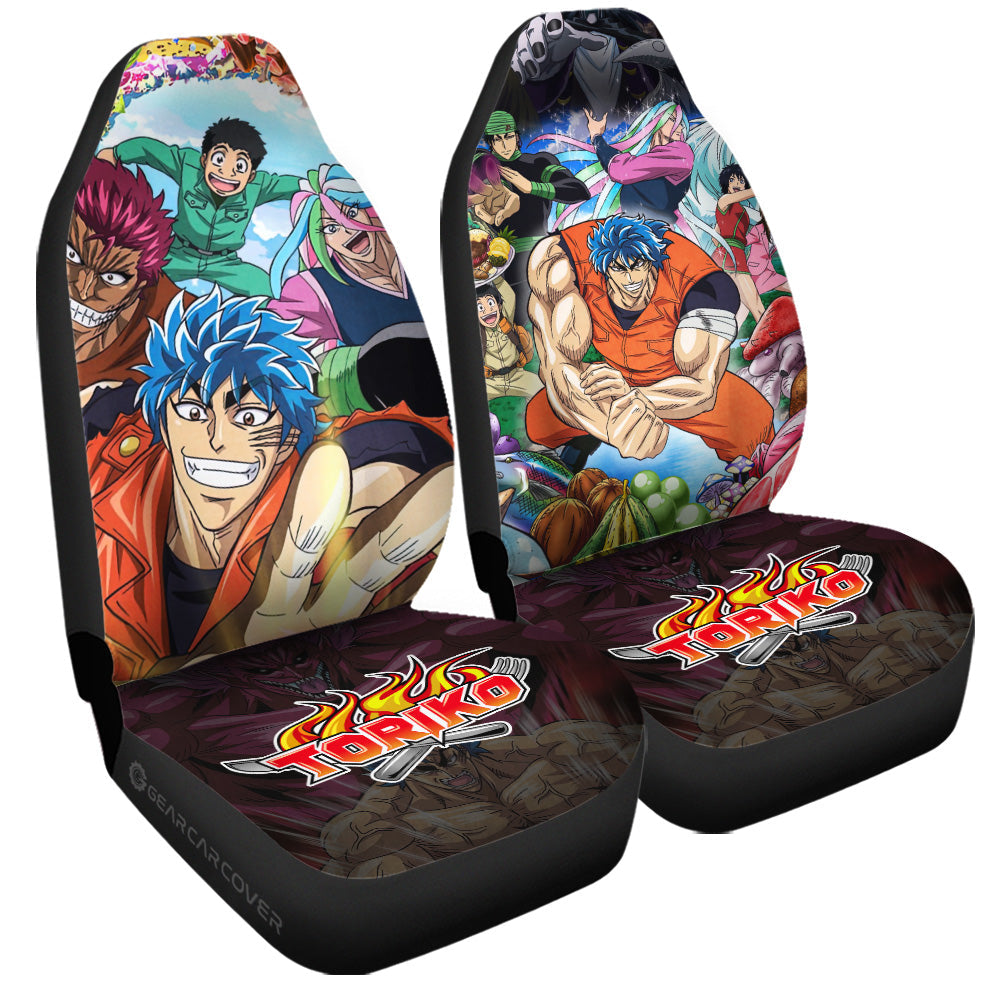 Toriko Car Seat Covers Custom Anime Car Accessories - Gearcarcover - 3