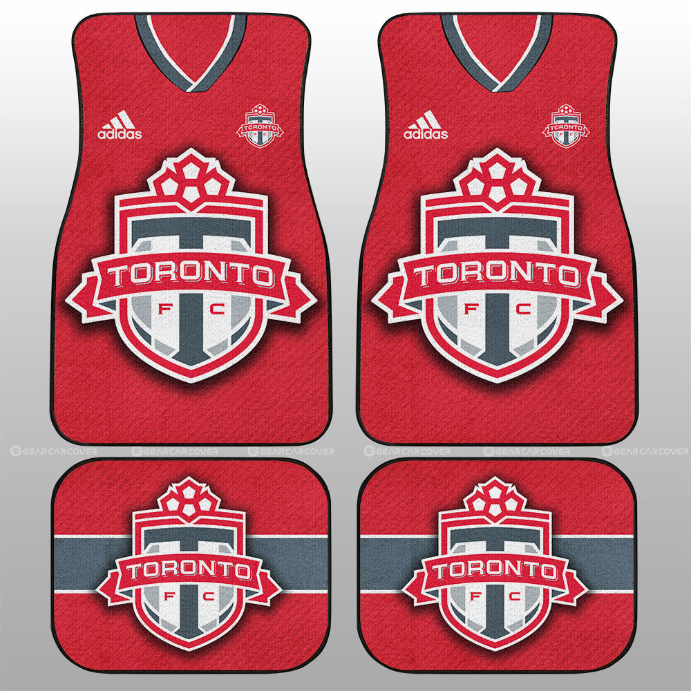 Toronto FC Car Floor Mats Custom Car Accessories For Fans - Gearcarcover - 1