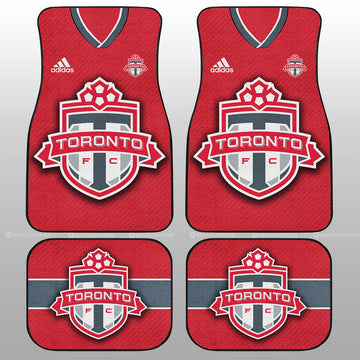 Toronto FC Car Floor Mats Custom Car Accessories For Fans - Gearcarcover - 1