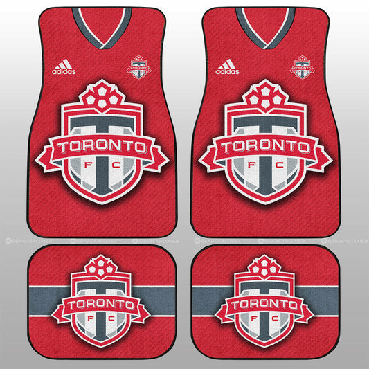 Toronto FC Car Floor Mats Custom Car Accessories For Fans - Gearcarcover - 1