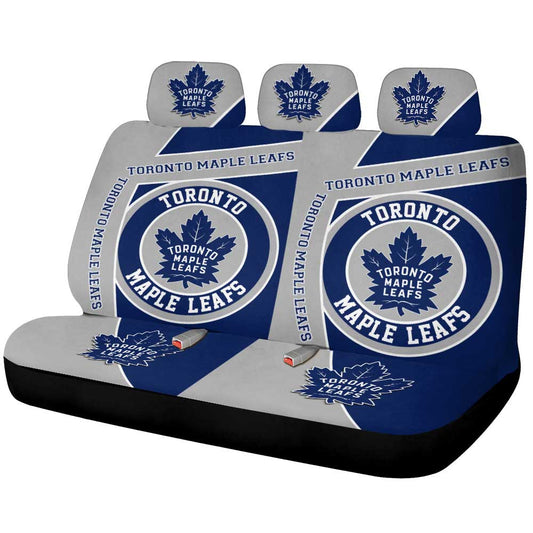 Toronto Maple Leafs Car Back Seat Cover Custom Car Accessories For Fans - Gearcarcover - 1