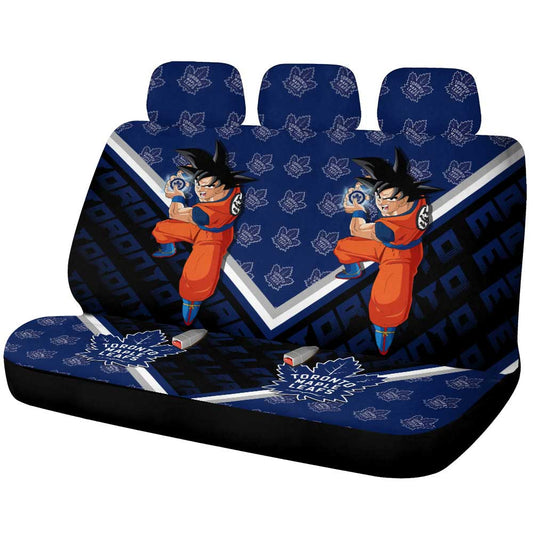 Toronto Maple Leafs Car Back Seat Cover Custom Car Decorations For Fans - Gearcarcover - 1