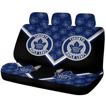 Toronto Maple Leafs Car Back Seat Cover Custom Car Decorations For Fans - Gearcarcover - 1