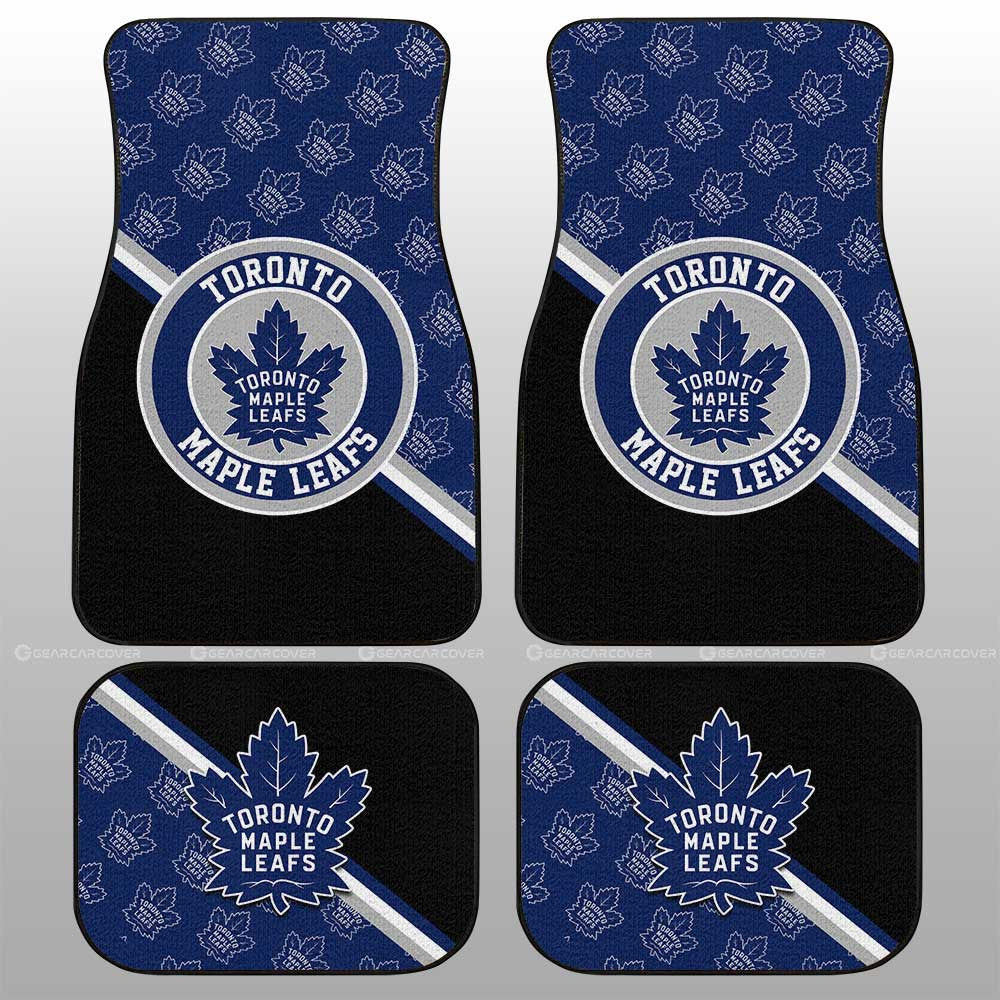 Toronto Maple Leafs Car Floor Mats Custom Car Accessories For Fans - Gearcarcover - 1