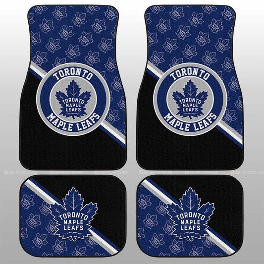 Toronto Maple Leafs Car Floor Mats Custom Car Accessories For Fans - Gearcarcover - 1