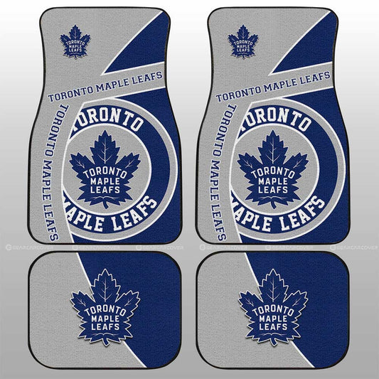 Toronto Maple Leafs Car Floor Mats Custom Car Accessories For Fans - Gearcarcover - 1