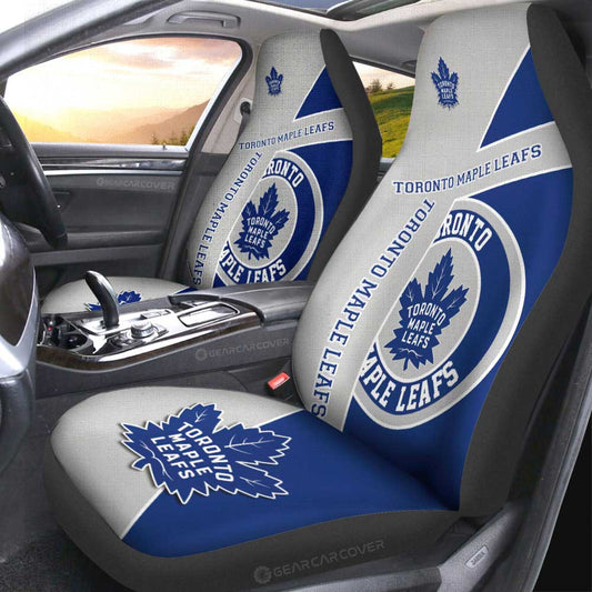 Toronto Maple Leafs Car Seat Covers Custom Car Accessories For Fans - Gearcarcover - 2