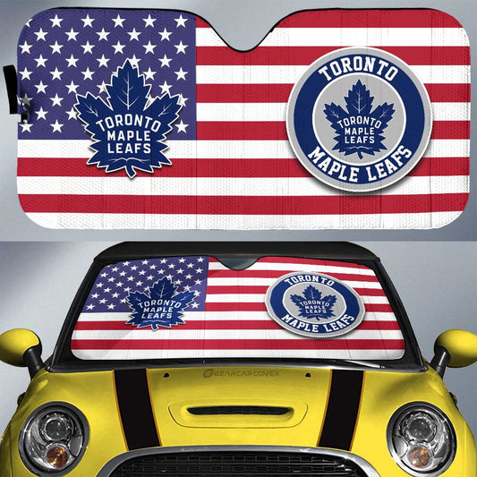 Toronto Maple Leafs Car Sunshade Custom Car Accessories - Gearcarcover - 1