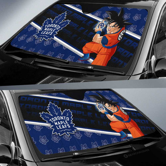 Toronto Maple Leafs Car Sunshade Custom Car Decorations For Fans - Gearcarcover - 2
