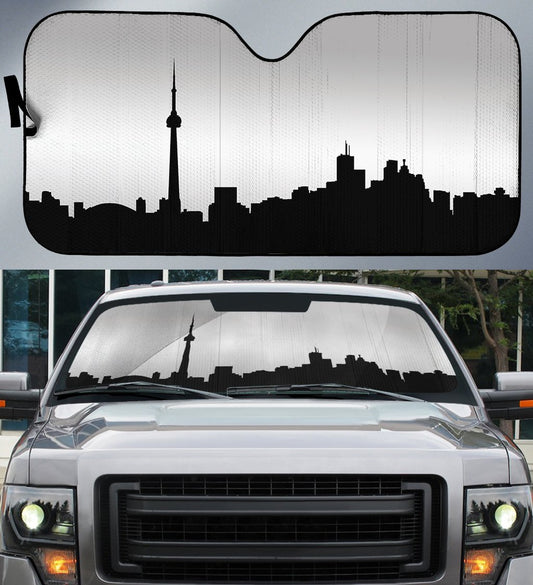 Toronto Skyline Car Sunshade Custom Car Accessories - Gearcarcover - 1