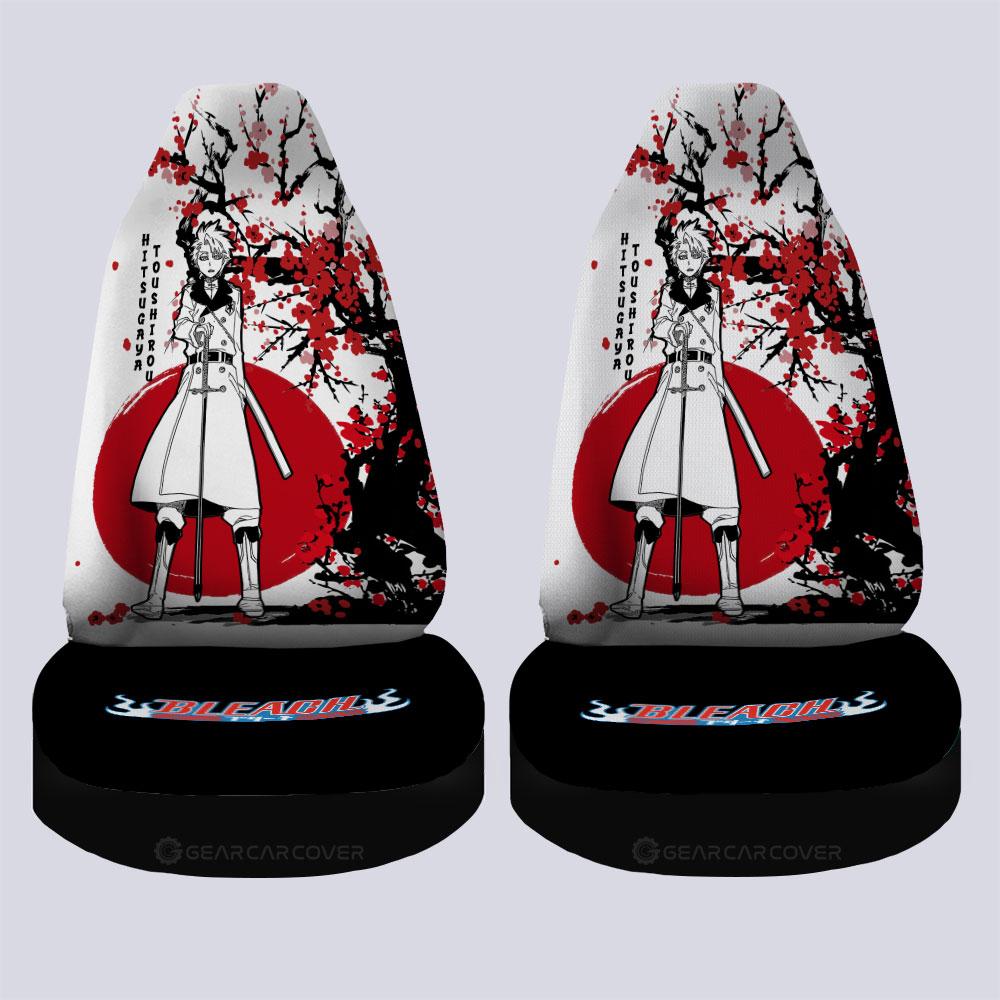 Toshiro Hitsugaya Car Seat Covers Custom Japan Style Anime Bleach Car Interior Accessories - Gearcarcover - 4