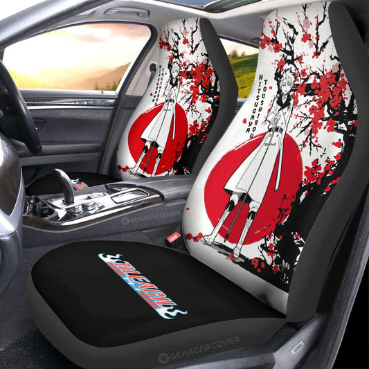 Toshiro Hitsugaya Car Seat Covers Custom Japan Style Anime Bleach Car Interior Accessories - Gearcarcover - 2