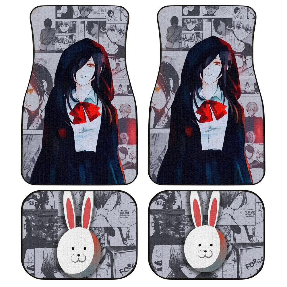 Touka Kirishima Car Floor Mats Custom Tokyo Ghoul Anime Car Accessories - Gearcarcover - 1